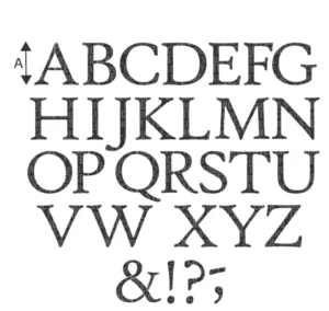 Pochoir Alphabet