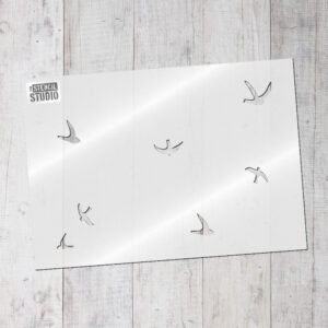 10387-U SWALLOW BIRDS STENCIL FROM THE STENCIL STUDIO.jpg