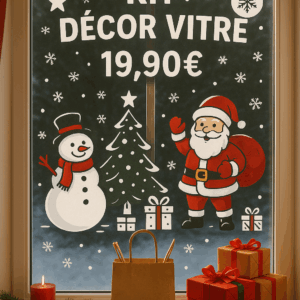 Kit noël Decor Vitre