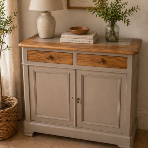 Buffet en noyer relooké