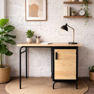 Bureau enfant noir et bois